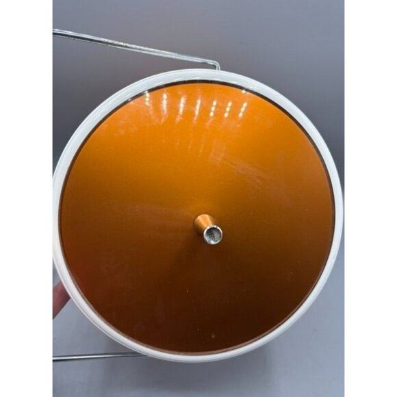 Vtg West Bend Thermo Serve Ice Bucket Copper Tone Insulated Barware - Picture 4 of 9